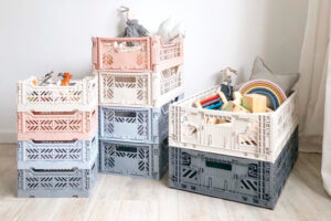 Decorar y organizar a vez! La versatilidad de las cajas plásticas plegables — Lovers